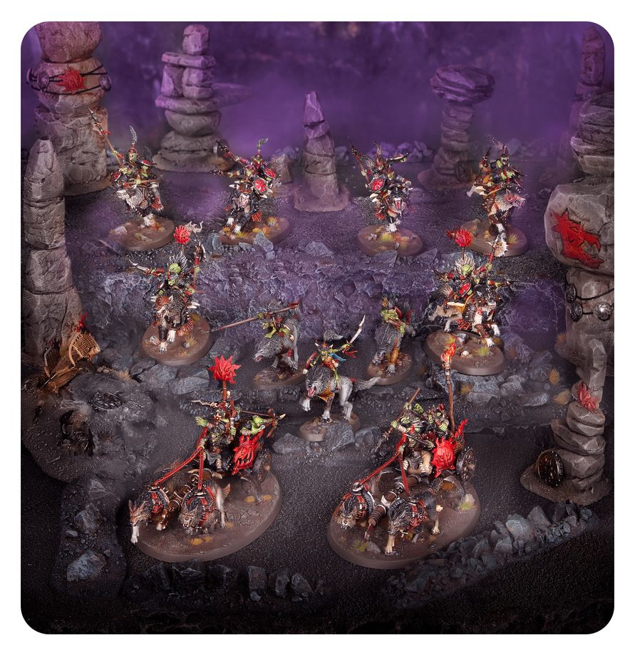 Spearhead: Gloomspite Gitz – Snarlpack Huntaz