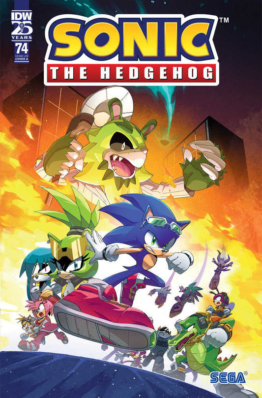 Sonic The Hedgehog #74 Cover A (Arq) - The Fourth Place