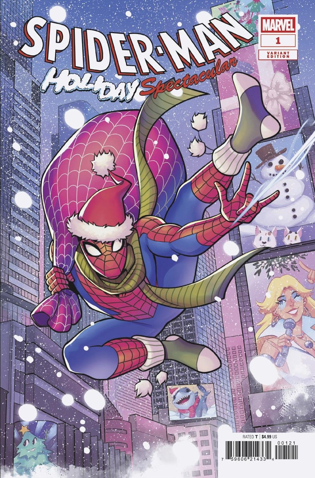 Spider - Man: Holiday Spectacular 1 Kasia Nie Variant - The Fourth Place