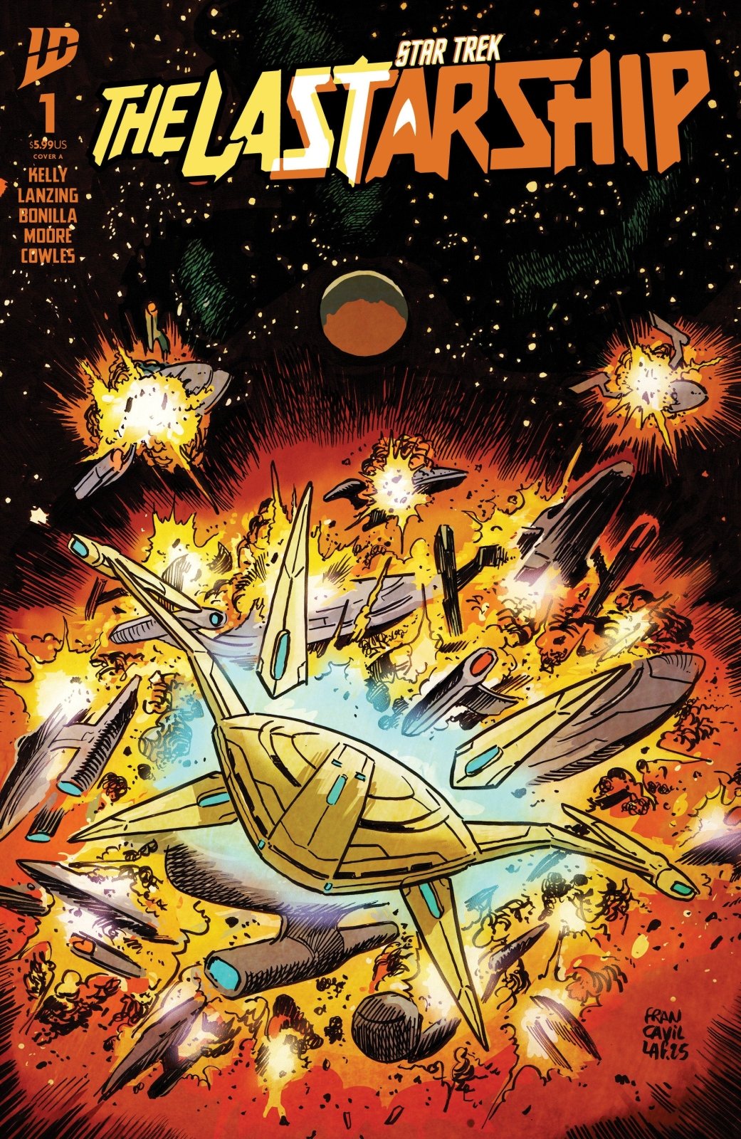 Star Trek: The Last Starship 1 Cover A (Francavilla) - The Fourth Place