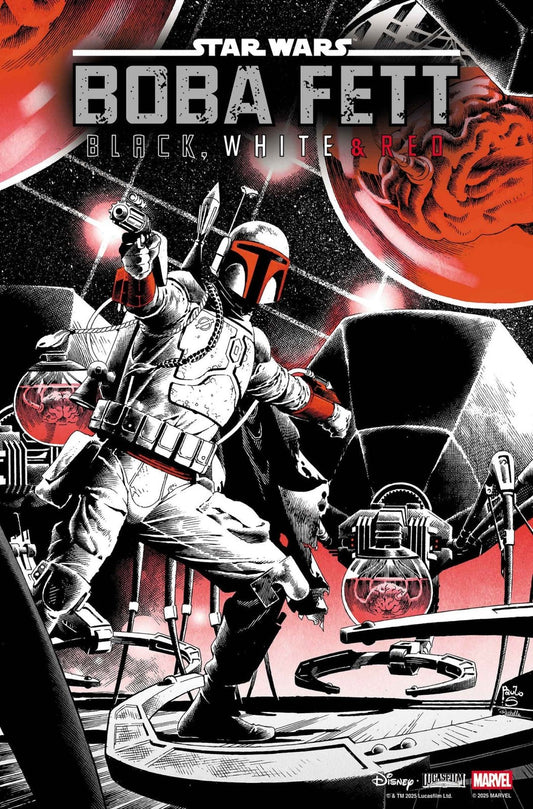 Star Wars: Boba Fett Black, White & Red 3 Paulo Siqueira Variant - The Fourth Place