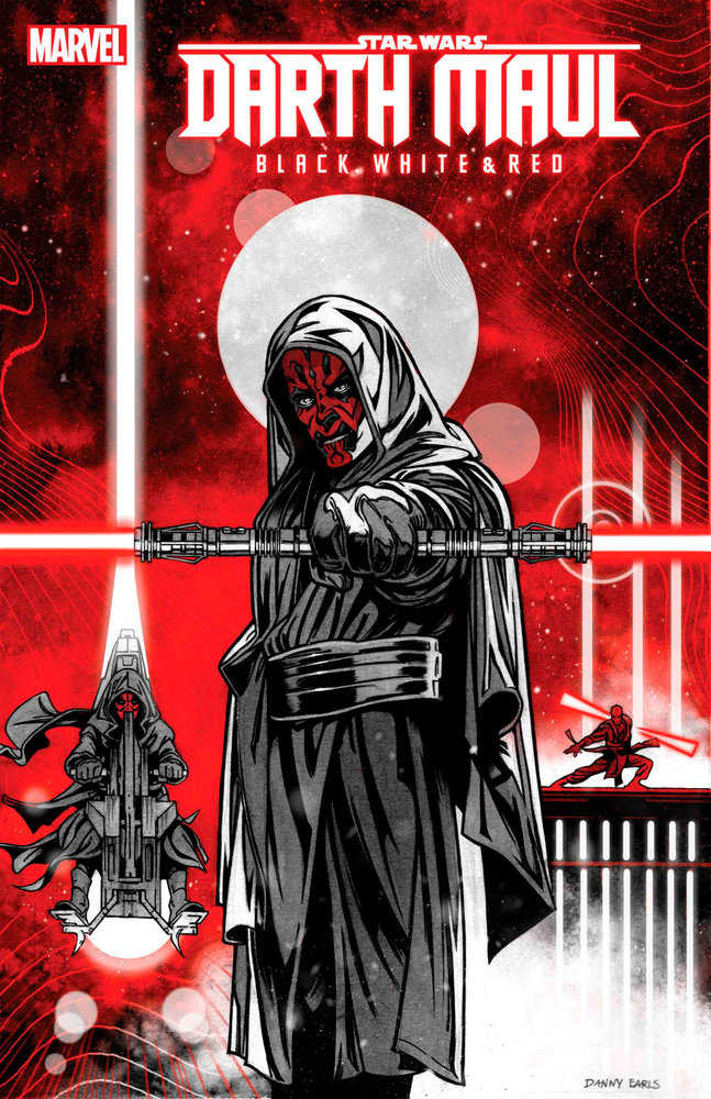 Star Wars: Darth Maul - Black, White & Red #2 Danny Earls Variant - The Fourth Place