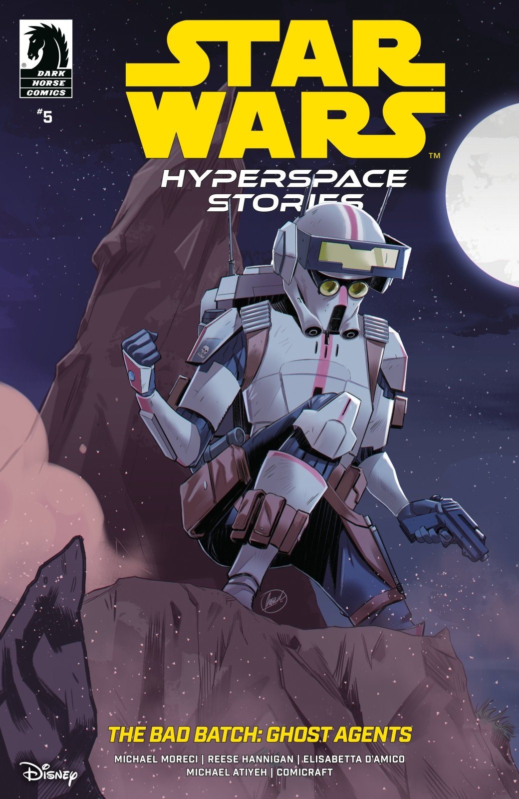 Star Wars: Hyperspace Stories: The Bad Batch - Ghost Agents 5 (Cover B) (French Carlomagno) - The Fourth Place