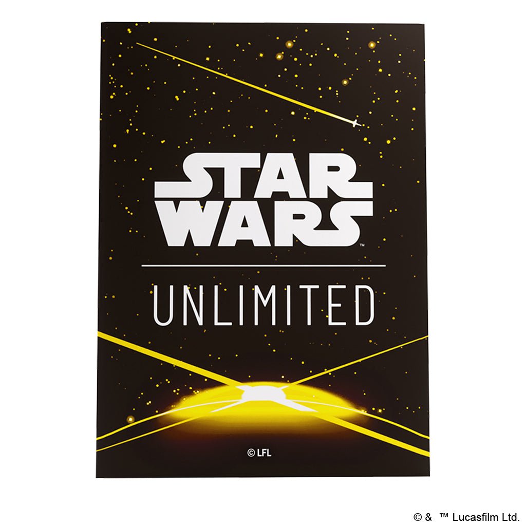 Star Wars: Unlimited Art Sleeves - Card Back Yellow - The Fourth Place