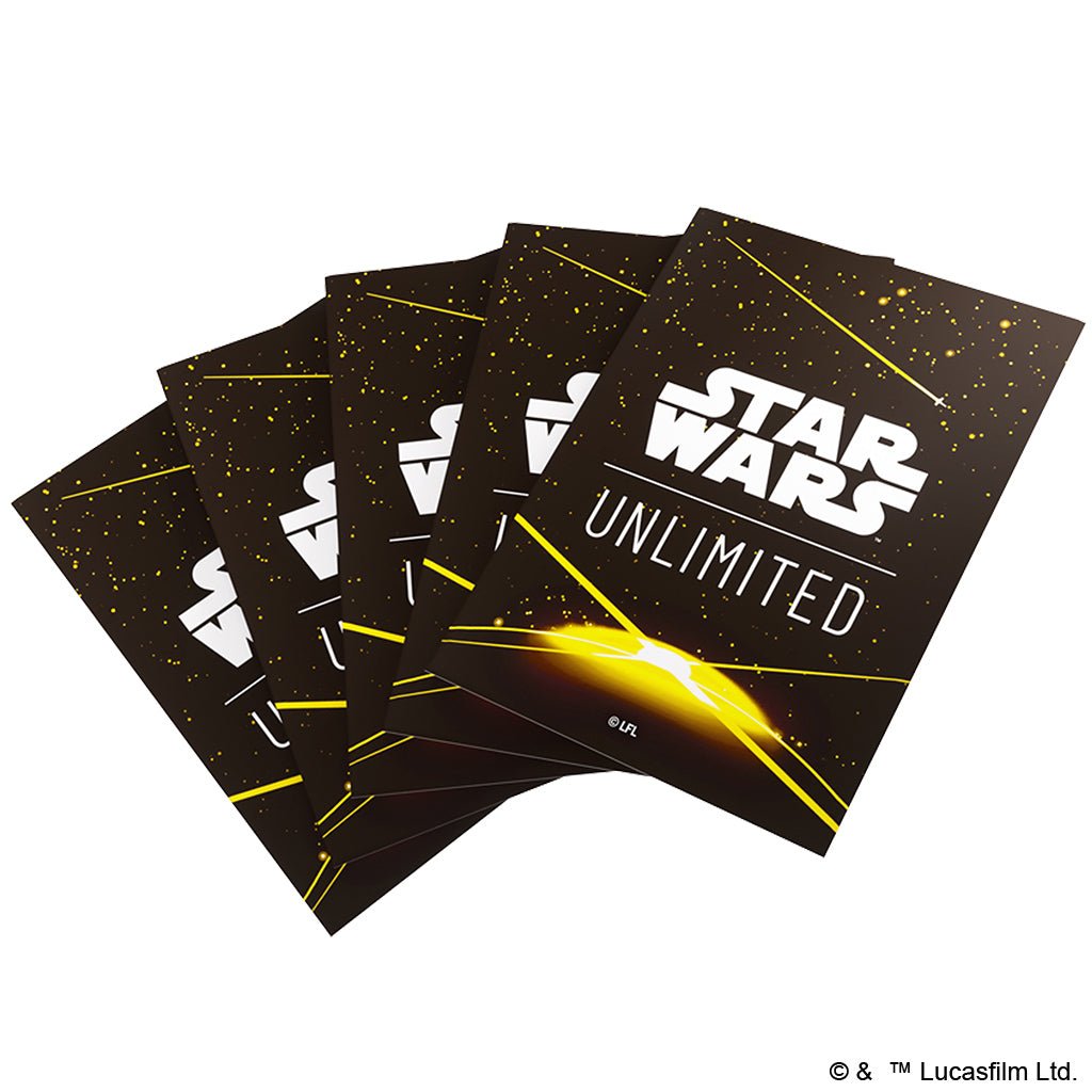 Star Wars: Unlimited Art Sleeves - Card Back Yellow - The Fourth Place