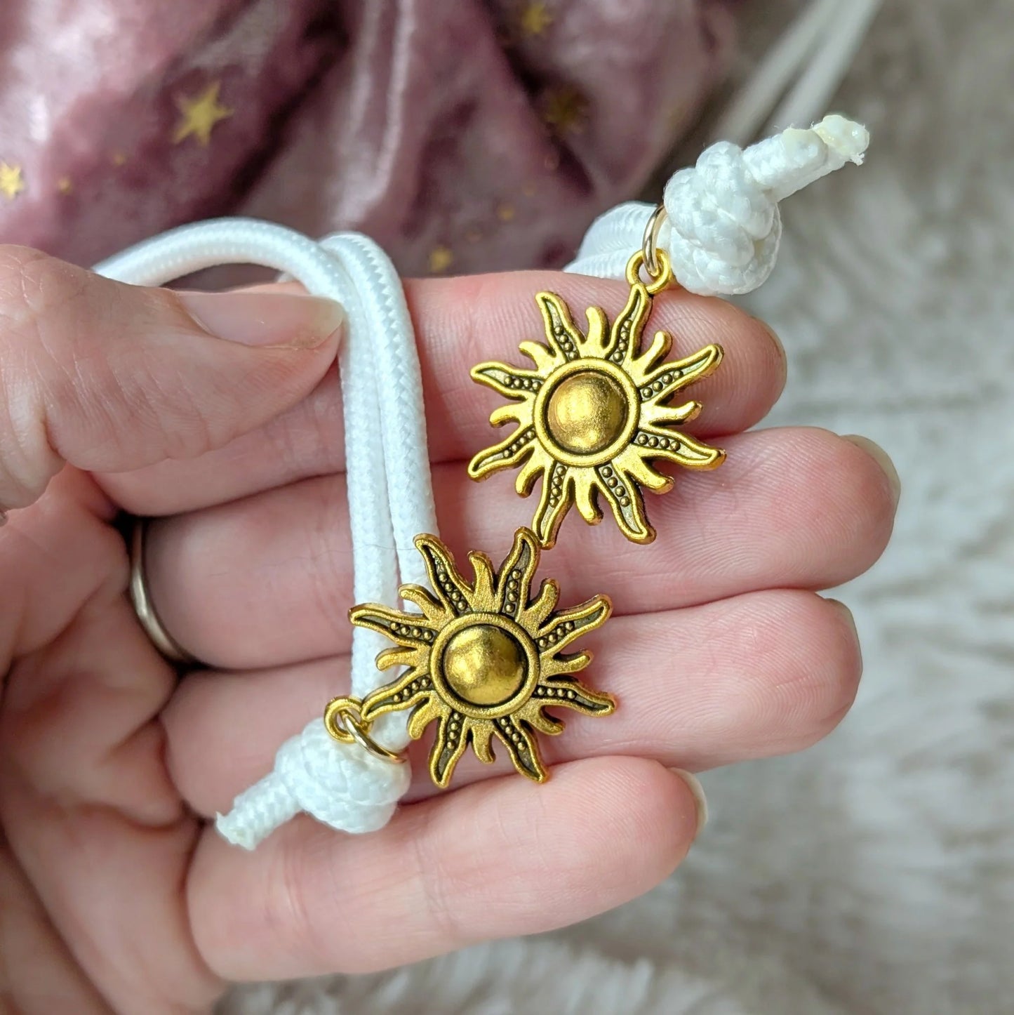 Starlit Rose Dice Bag