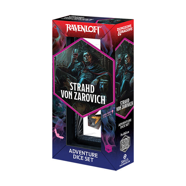 D&D Adventure Dice Set: Darklord Strahd von Zarovich - Sharp-Edged Dice Set