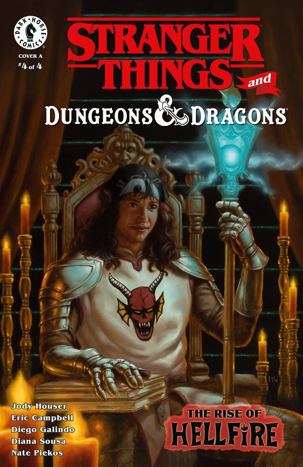 Stranger Things And Dungeons & Dragons: The Rise Of Hellfire 4 (Cover A) (Myles Wohl) - The Fourth Place