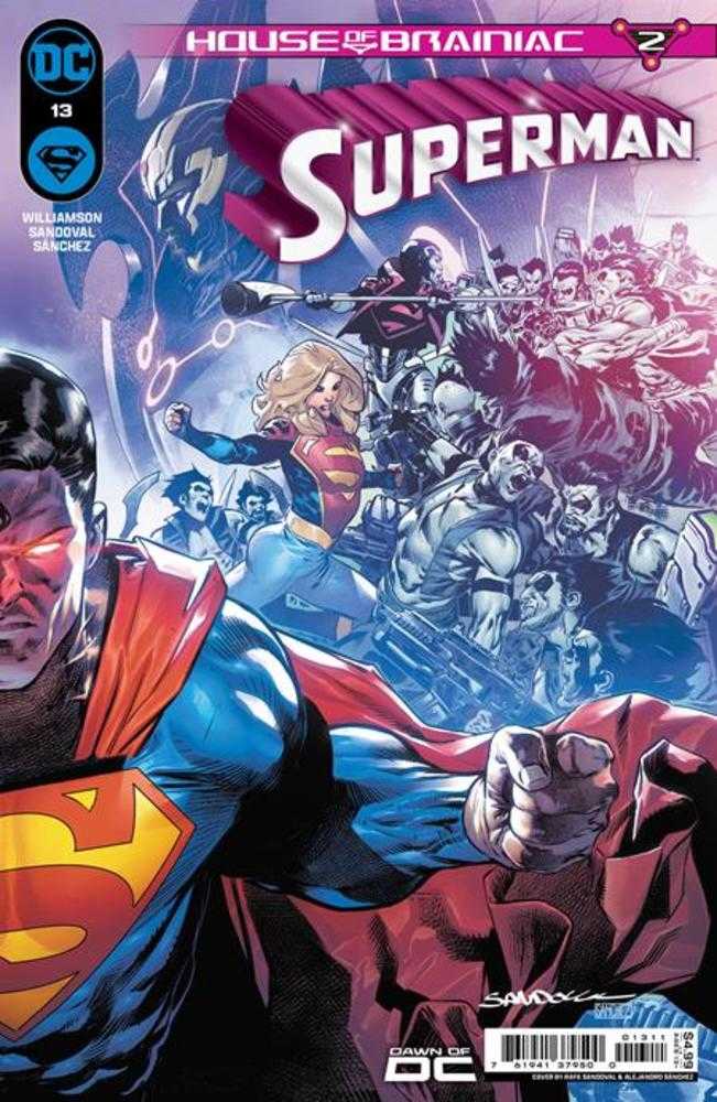 Superman #13 Cover A Rafa Sandoval Connecting (House Of Brainiac) - The Fourth Place