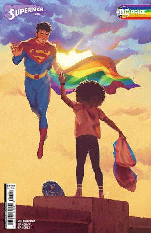 Superman #15 Cover E Angel Solorzano DC Pride 2024 Card Stock Variant (House Of Brainiac)(Absolute Power) - The Fourth Place