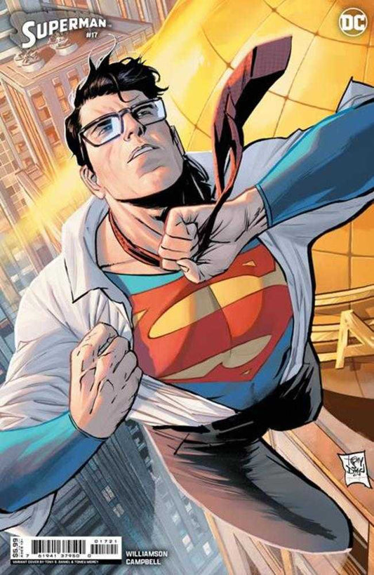 Superman #17 Cover B Tony S Daniel Card Stock Variant (Absolute Power) - The Fourth Place