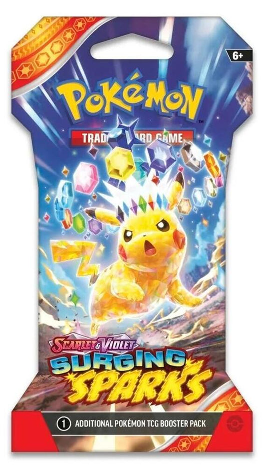 Surging Sparks Booster Pack (Sleeved) - Pokémon TCG Scarlet & Violet - The Fourth Place