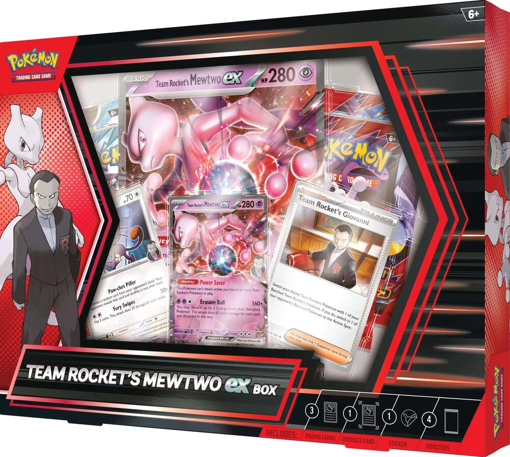 Team Rocket's MewTwo ex Box - Pokemon TCG - The Fourth Place
