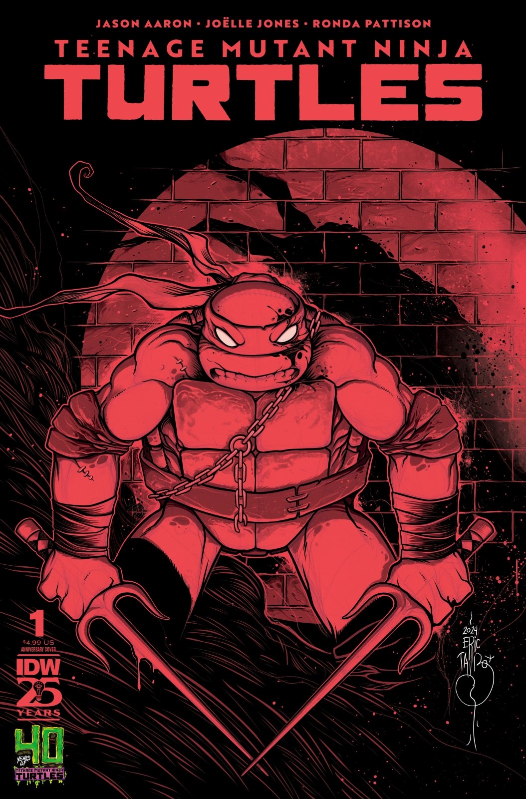 Teenage Mutant Ninja Turtles (2024) #1 Variant 40th Anniversary (Talbot) - The Fourth Place