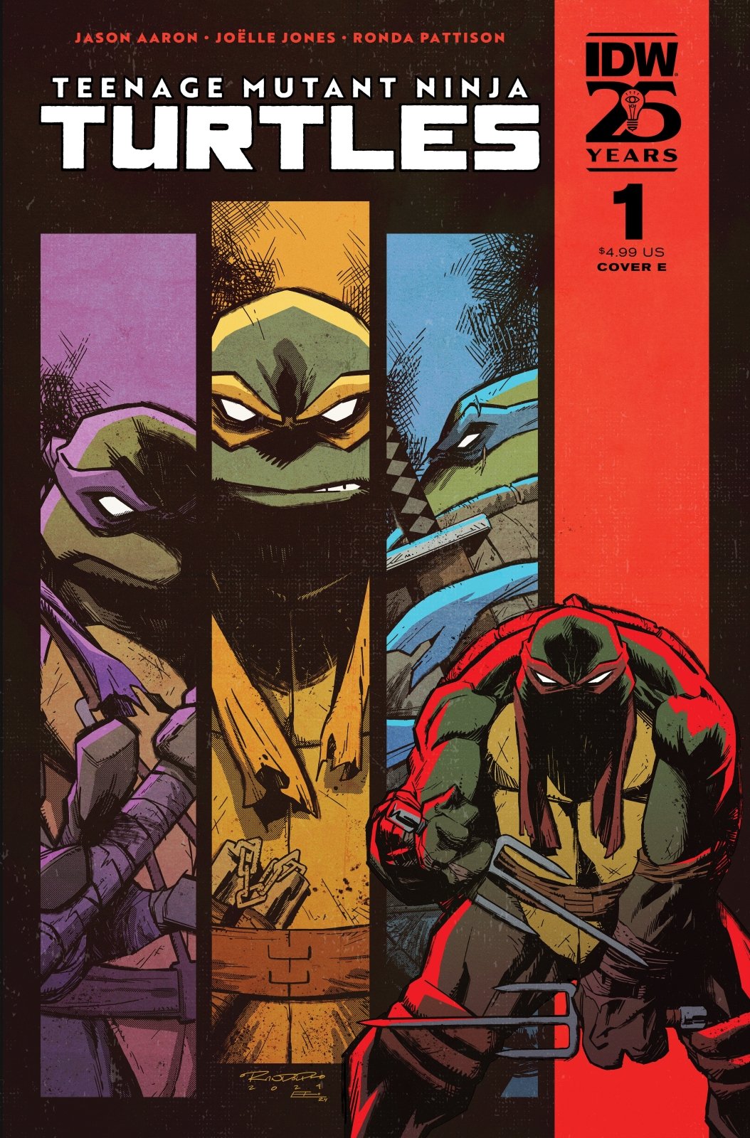 Teenage Mutant Ninja Turtles (2024) #1 Variant E (Randolph) - The Fourth Place