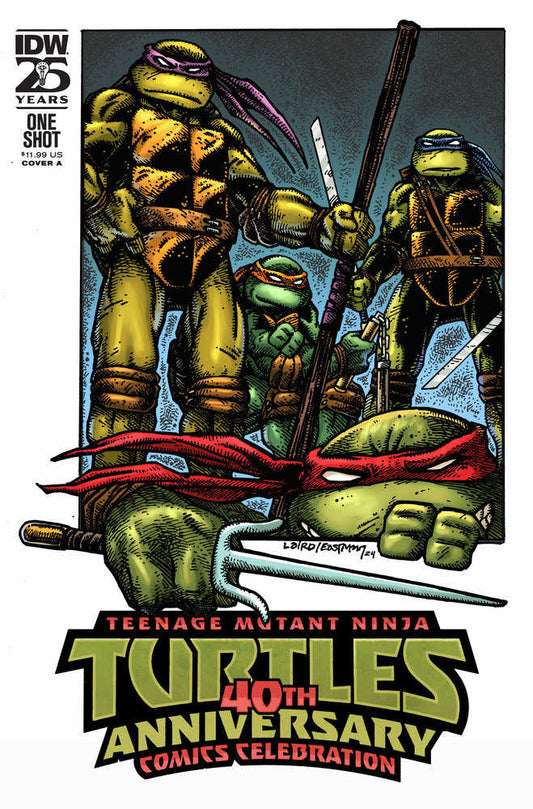 Teenage Mutant Ninja Turtles: 40th Anniversary Comics Celebration Cover A (Laird & Eastman) - The Fourth Place