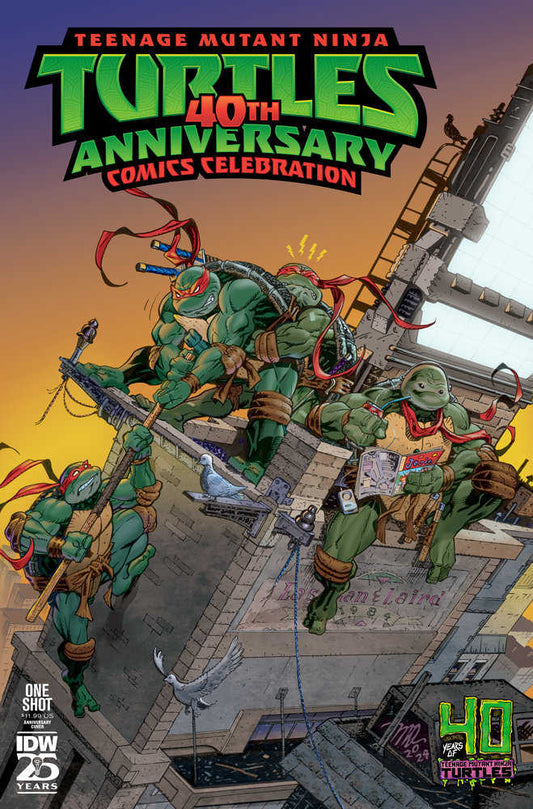 Teenage Mutant Ninja Turtles: 40th Anniversary Comics Celebration Variant 40th Anniversary (Dooney) - The Fourth Place