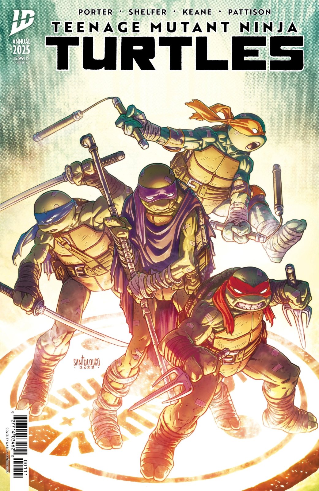 Teenage Mutant Ninja Turtles: Annual 2025 Cover A (Santolouco) - The Fourth Place