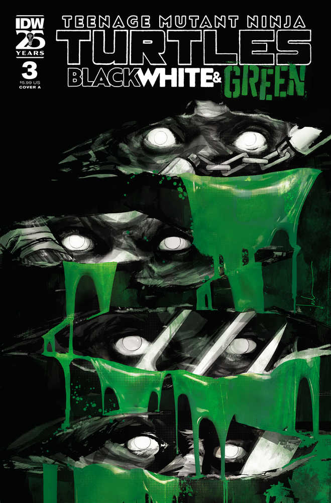 Teenage Mutant Ninja Turtles Black White & Green #3 Cover A Jock - The Fourth Place