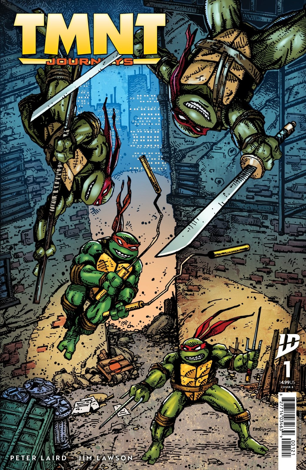Teenage Mutant Ninja Turtles: Journeys 1 Variant B (Eastman) - The Fourth Place