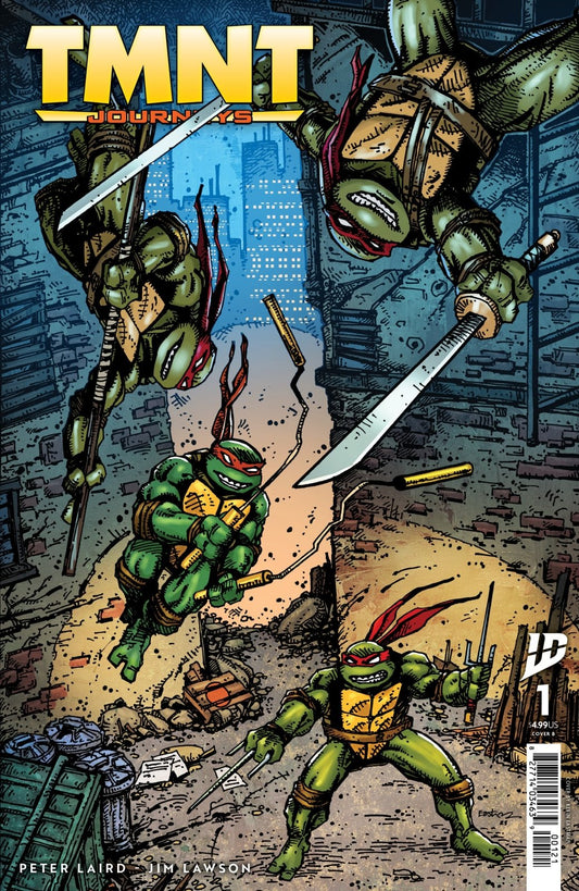 Teenage Mutant Ninja Turtles: Journeys 1 Variant B (Eastman) - The Fourth Place