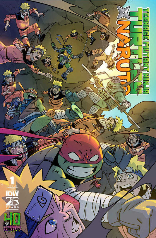Teenage Mutant Ninja Turtles X Naruto #1 40th Anniv Duncan - The Fourth Place