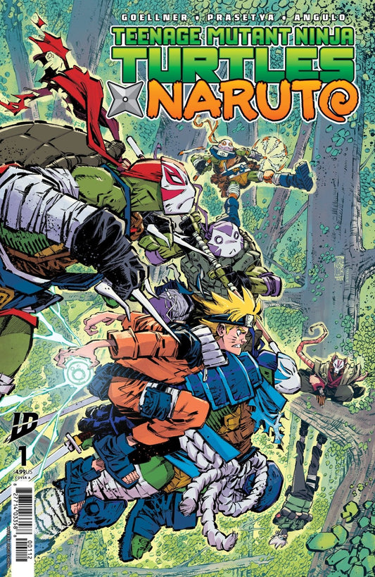Teenage Mutant Ninja Turtles X Naruto 1 Cover A (Corona) 2nd Print - The Fourth Place