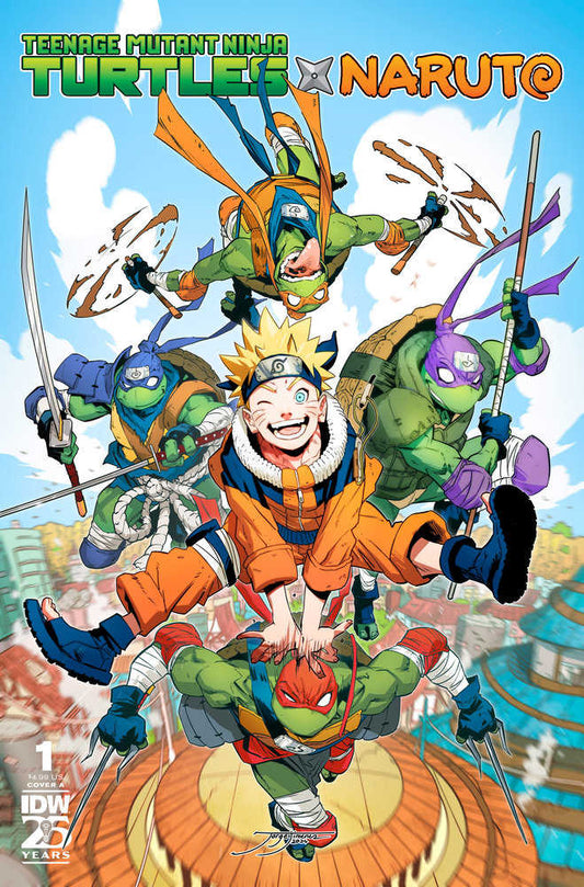 Teenage Mutant Ninja Turtles X Naruto #1 Cover A Jimenez - The Fourth Place