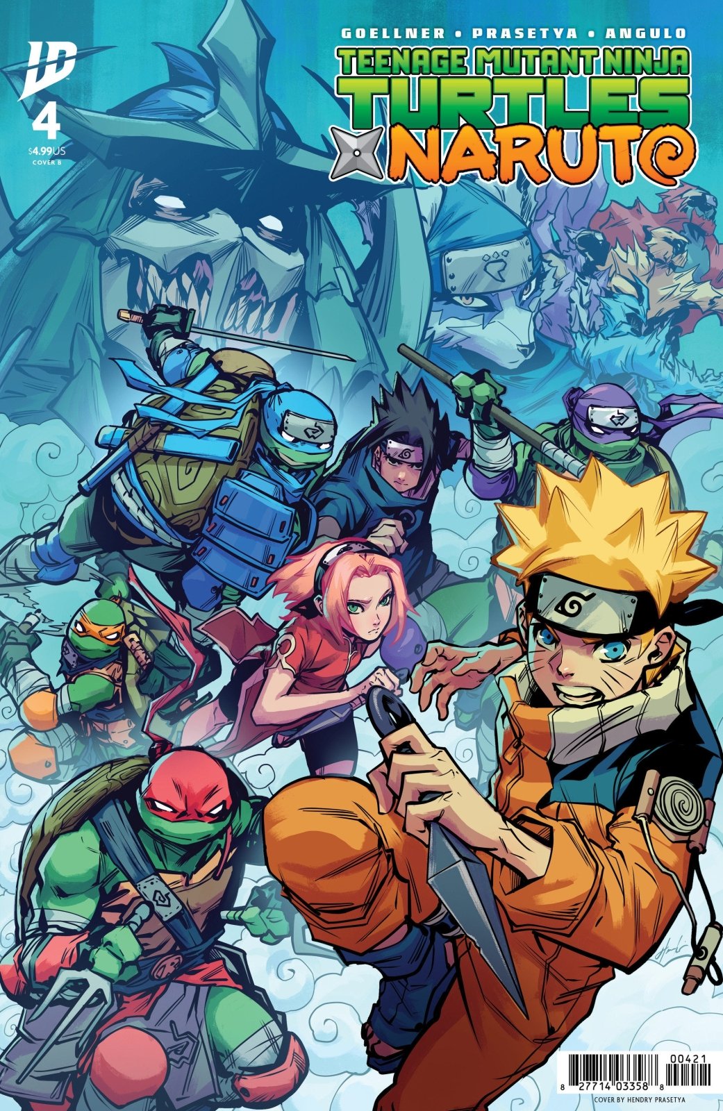 Teenage Mutant Ninja Turtles X Naruto 4 Variant B (Prasetya) - The Fourth Place