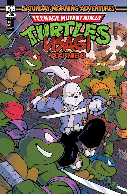 Teenage Mutant Ninja Turtles/Usagi Yojimbo: Saturday Morning Adventures Cover A (Lawrence) - The Fourth Place