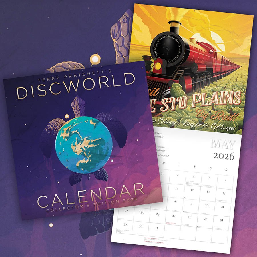 Terry Prachett's Discworld Calendar 2026 (Collector's Edition - Imported) - The Fourth Place