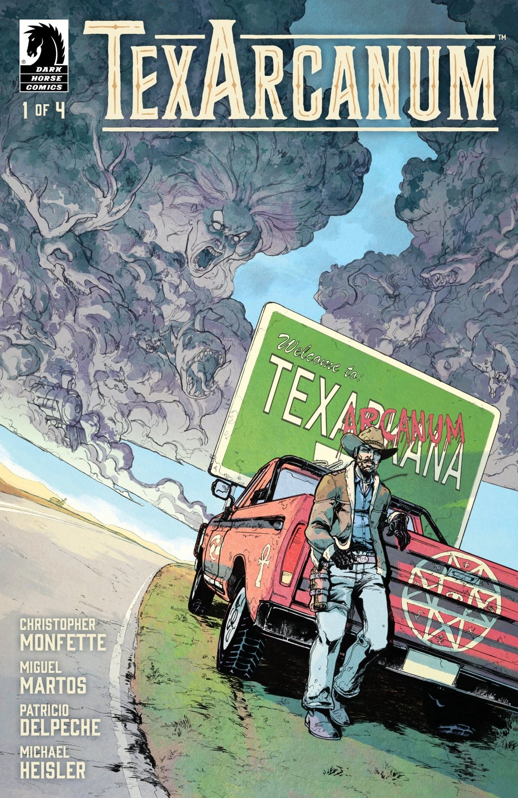 Texarcanum 1 (Cover A) (Christopher Monfette) - The Fourth Place