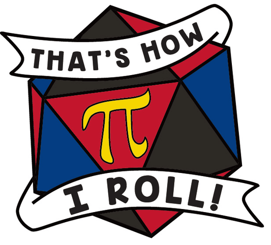 That's How I Roll Pride Pin - Polyamorous (Pie Flag Version) - The Fourth Place