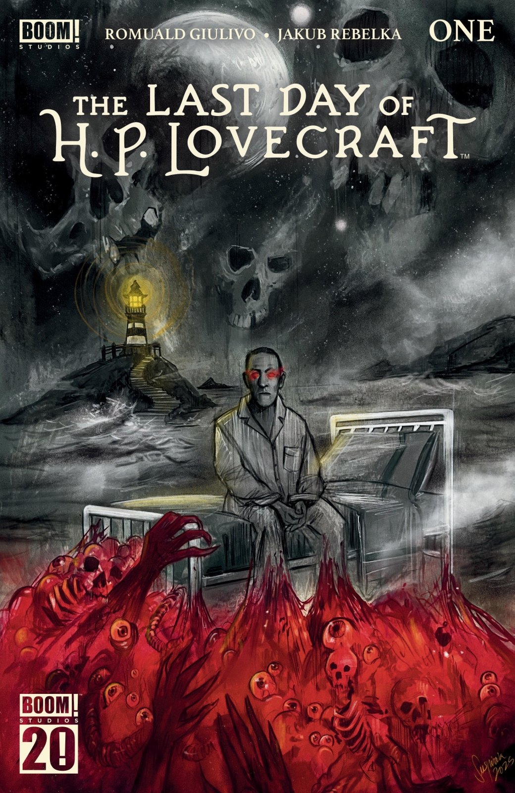 The Last Day Of H.P. Lovecraft 1 C Boom 20th Anniversary Variant (Dressed, Vilchez) - The Fourth Place