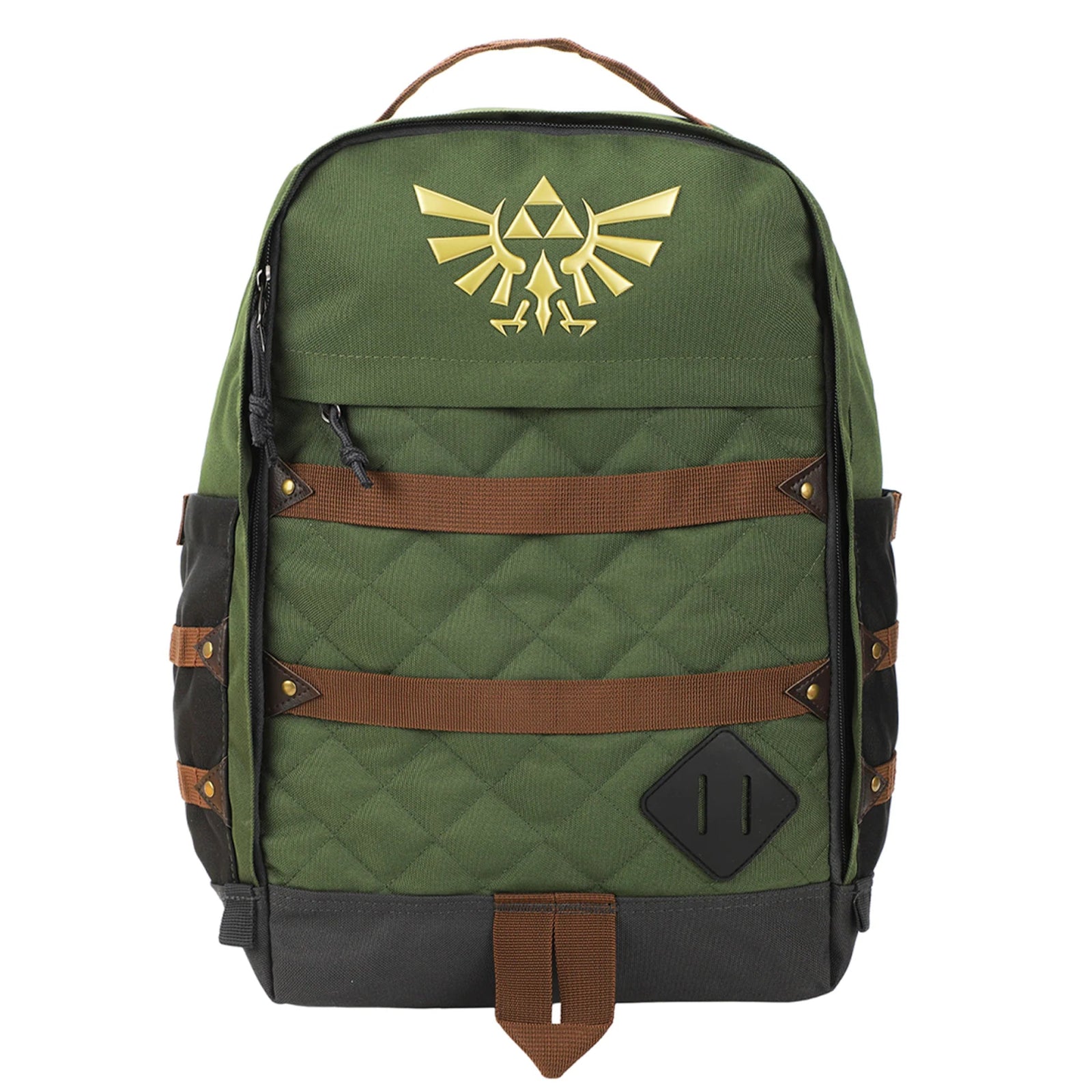 THE LEGEND OF ZELDA HYRULE CREST 17" GREEN ADULT BACKPACK - The Fourth Place
