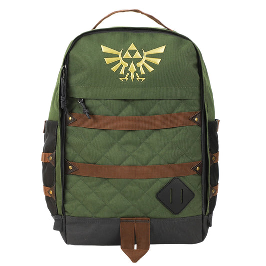 THE LEGEND OF ZELDA HYRULE CREST 17" GREEN ADULT BACKPACK - The Fourth Place