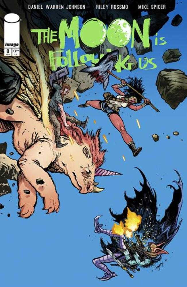The Moon Is Following Us 8 (Of 10) Cover B Daniel Warren Johnson & Mike Spicer Variant - The Fourth Place