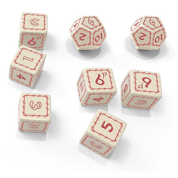The One Ring RPG: White/Red Dice Set - The Fourth Place