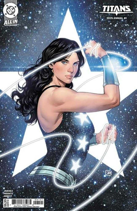 Titans 2025 Annual 1 (One Shot) Cover B Daniel Sampere Card Stock Variant - The Fourth Place