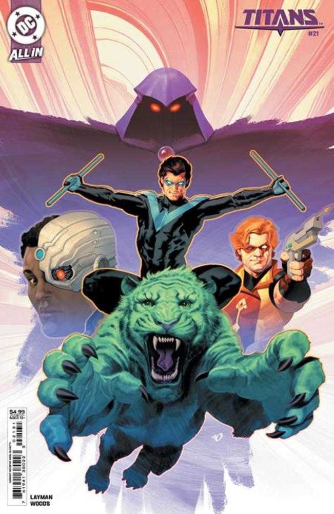 Titans 21 Cover B Ariel Olivetti Card Stock Variant - The Fourth Place
