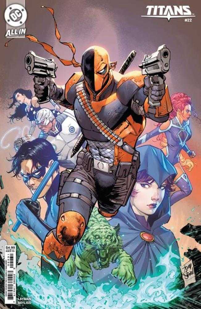 Titans 22 Cover B Tony S Daniel Card Stock Variant - The Fourth Place
