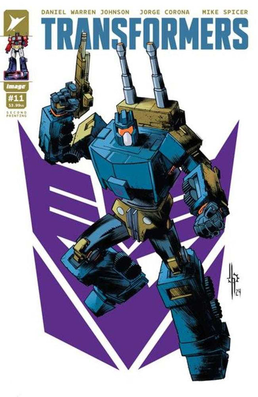 Transformers #11 2nd Print Cover A Jason Howard Decepticon - The Fourth Place