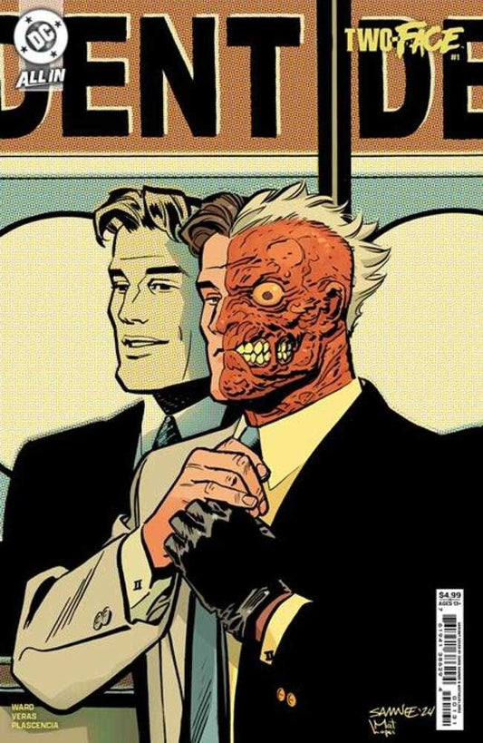 Two - Face #1 (Of 6) Cover C Chris Samnee Card Stock Variant - The Fourth Place