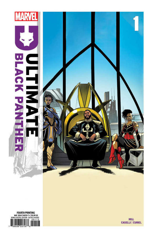 Ultimate Black Panther #1 Stefano Caselli 4TH Printing Variant - The Fourth Place