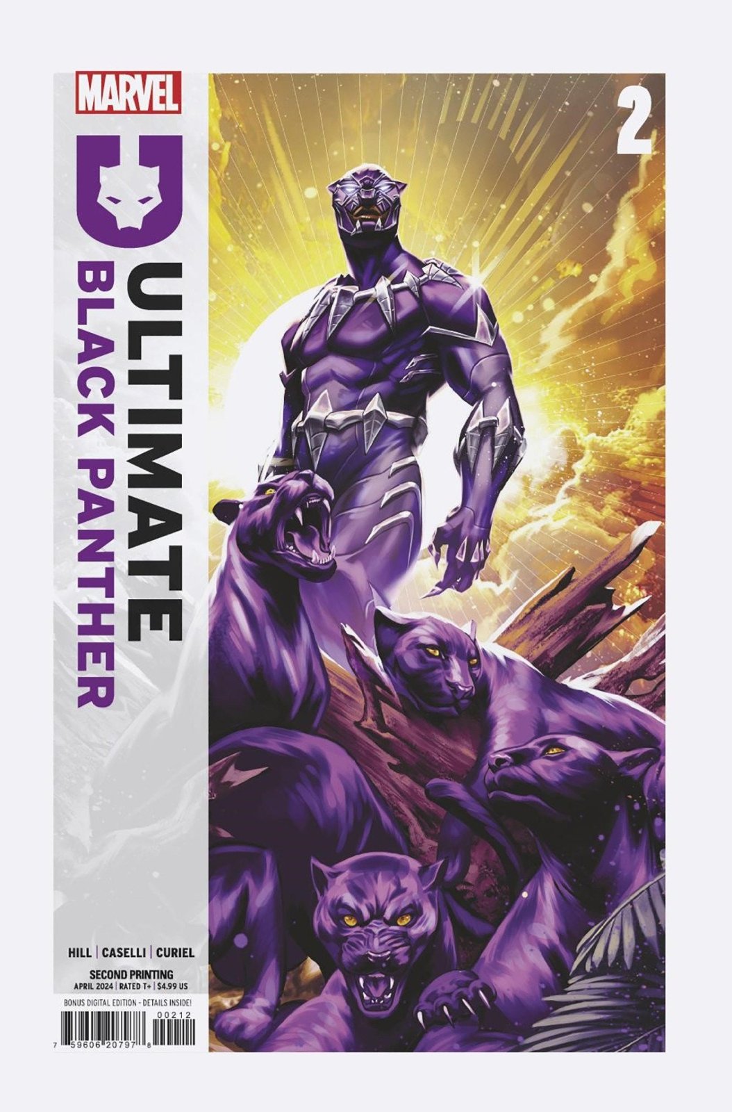 Ultimate Black Panther #2 Mateus Manhanini 2nd Print Variant - The Fourth Place