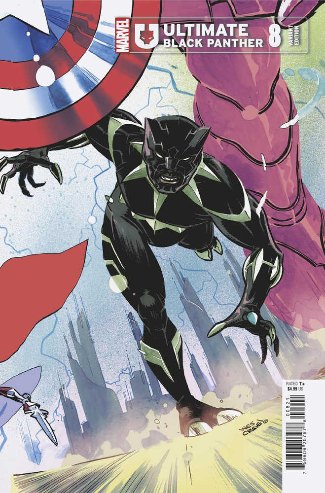 Ultimate Black Panther #8 Wes Craig Connecting Variant - The Fourth Place