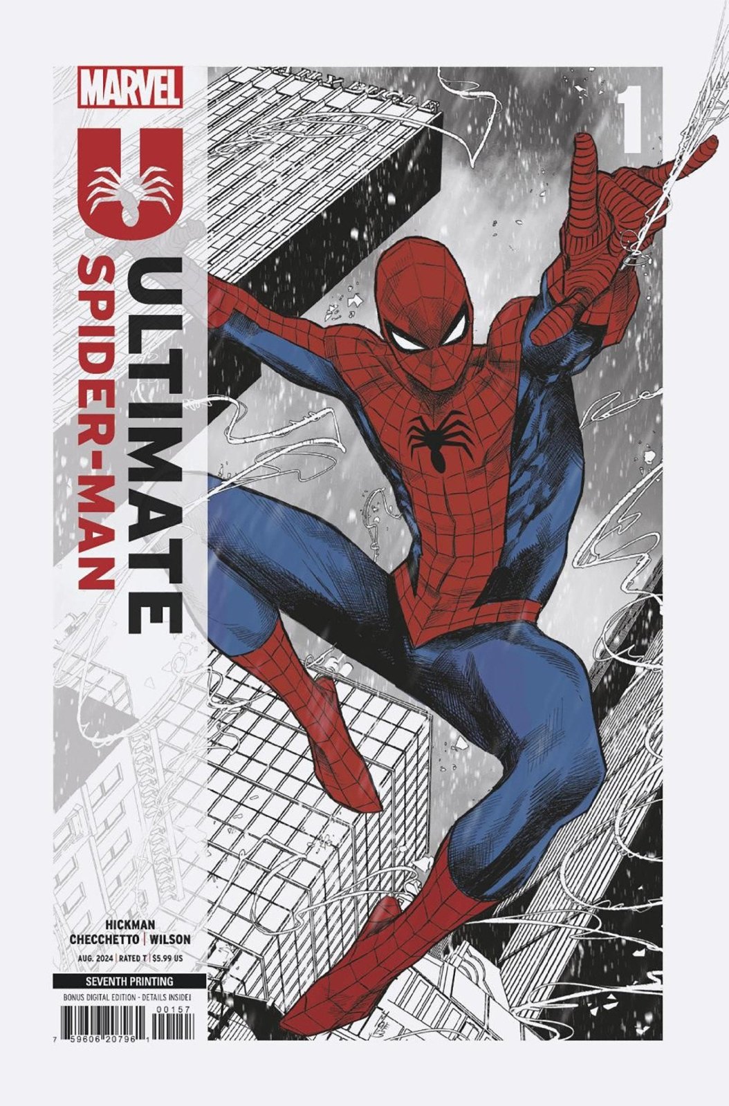 Ultimate Spider - Man #1 Marco Checchetto 7th Printing Variant - The Fourth Place