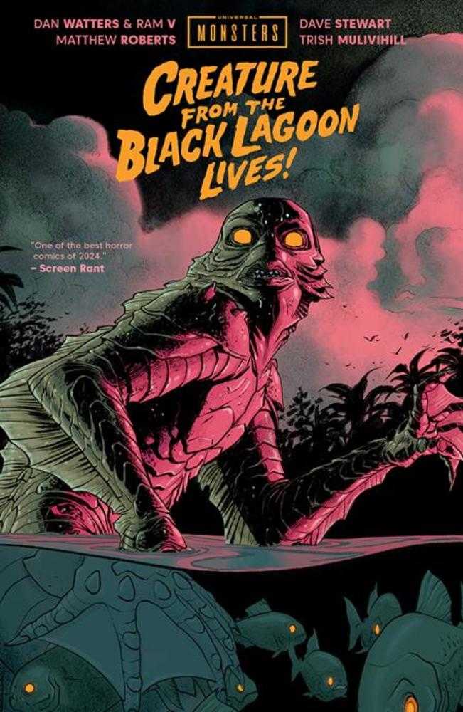 Universal Monsters Creature From The Black Lagoon Lives Hardcover Book Market Matthew Roberts & Dave Stewart Cover - The Fourth Place