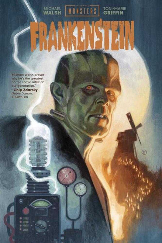 Universal Monsters Frankenstein Hardcover Direct Market Exclusive Julian Totino Tedesco Cover - The Fourth Place
