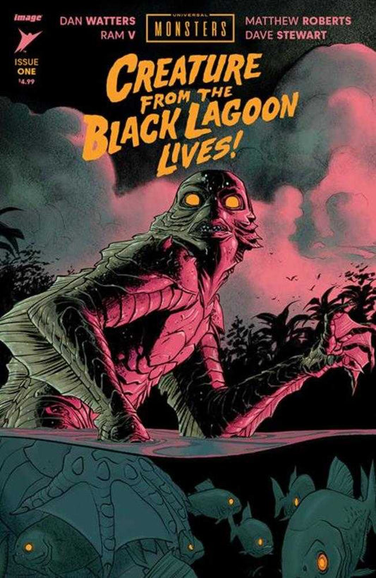 Universal Monsters The Creature From The Black Lagoon Lives #1 (Of 4) Cover A Matthew Roberts & Dave Stewart - The Fourth Place